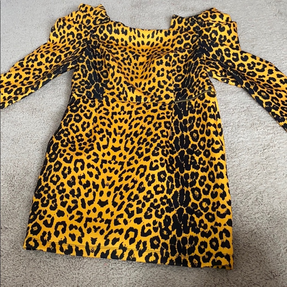 Leopard mini dress